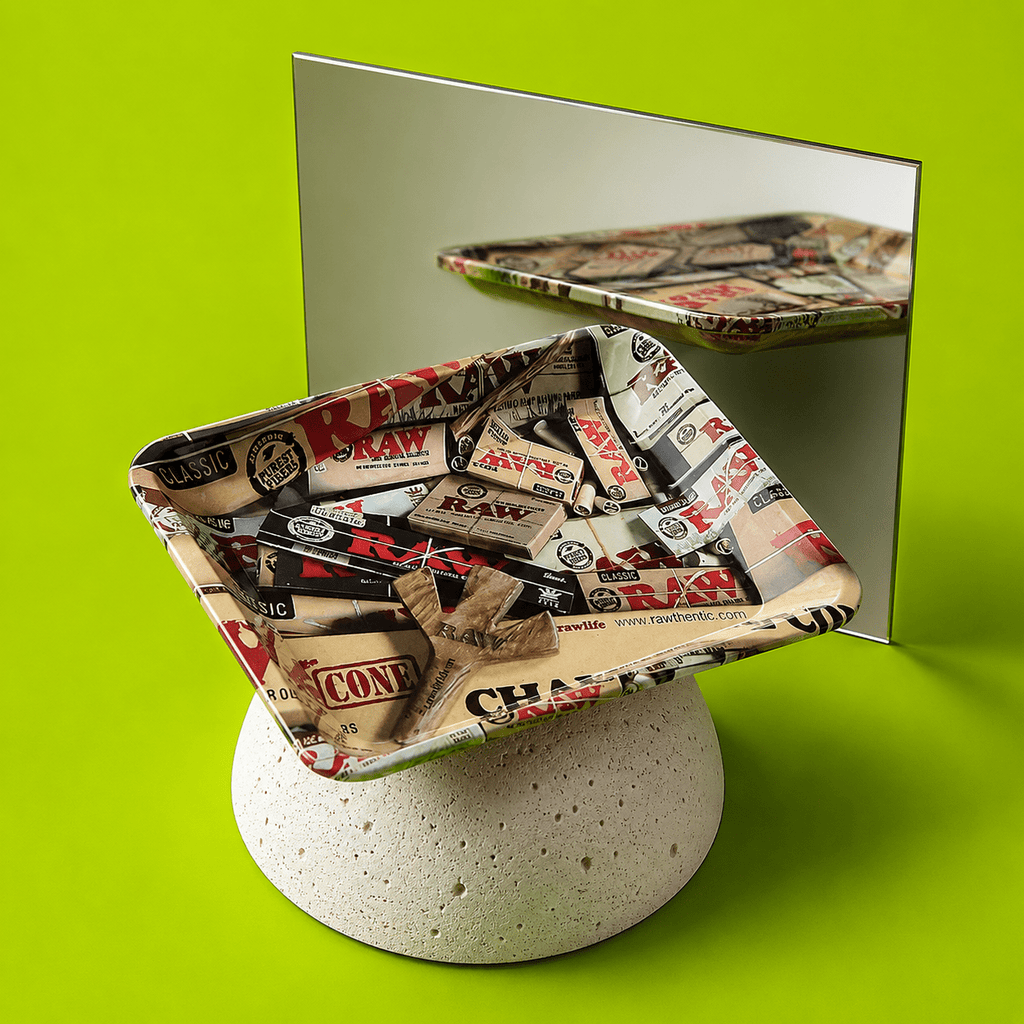 Raw Cones 2 Rolling Tray SML6 | Shisha Glass
