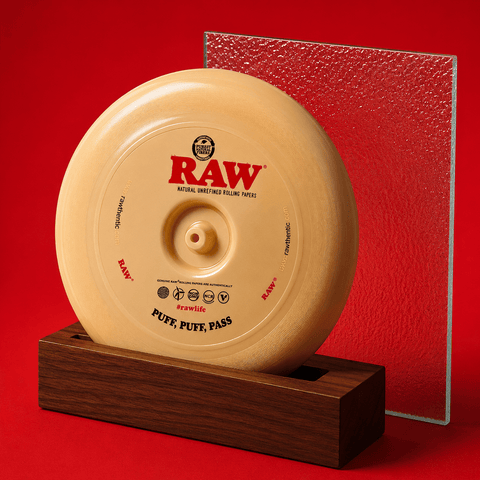 RAW Flying Disc Cone Holder | Shisha Glass