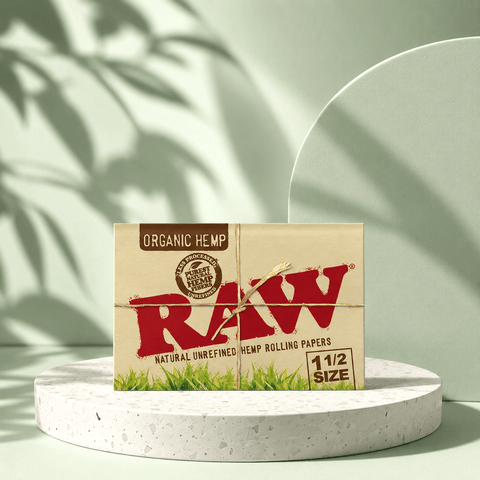 RAW Organic 1 1/2 Hemp Papers | Shisha Glass