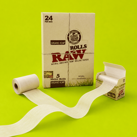 RAW Organic Hemp 5mt Roll | Shisha Glass