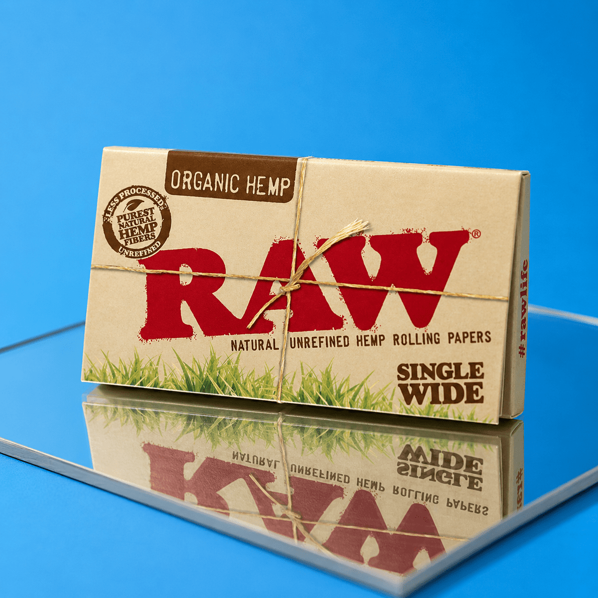 RAW Organic Paper Single Wide | Shisha Glass