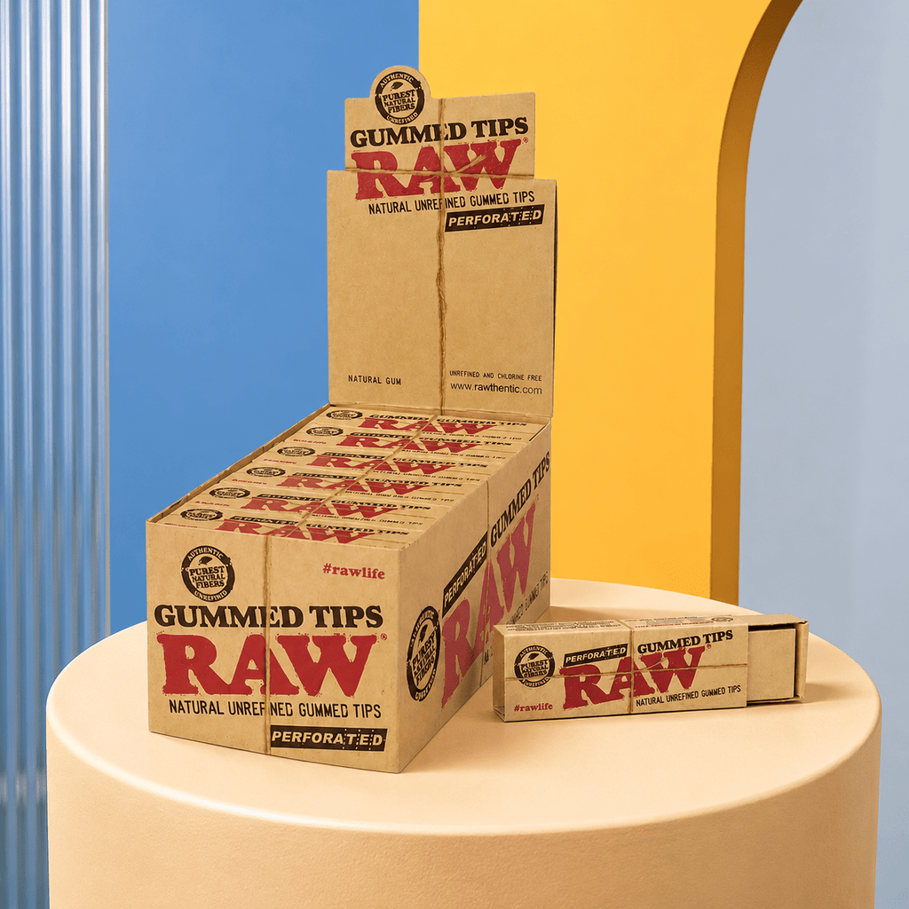 Raw Perforated Gummed Tips | Shisha Glass