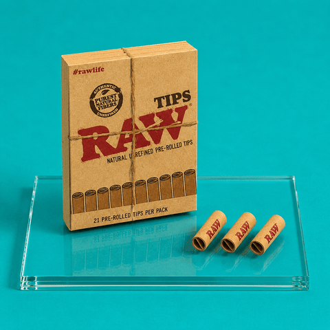 RAW Pre-Rolled Tips | Shisha Glass