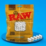 Raw Regular Cotton Filter 200 Per Bag | Shisha Glass