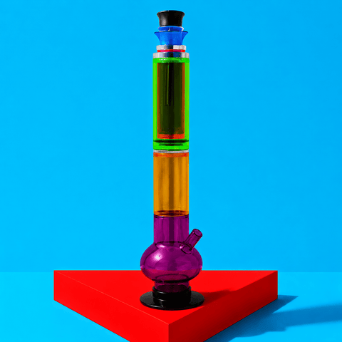 Removable Straight Percolator Waterpipe 47cm | Shisha Glass