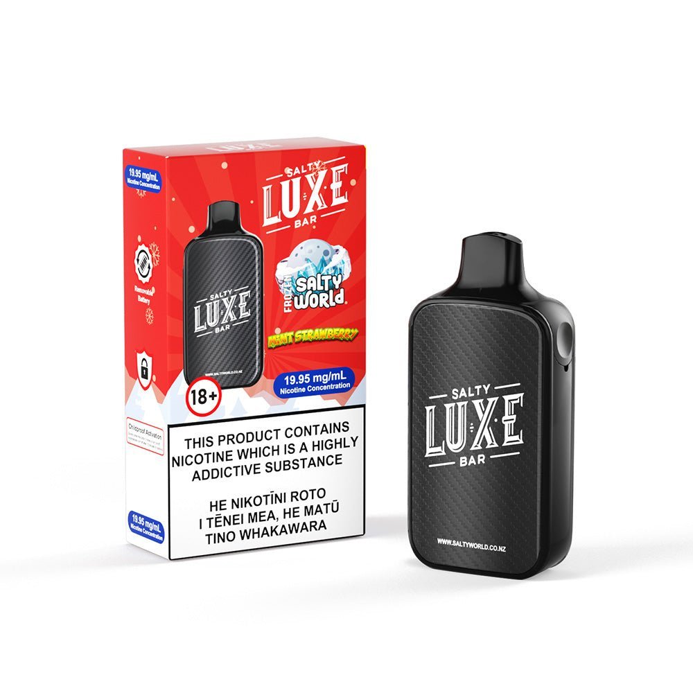 Salty Luxe Bar Mint Strawberry Disposable Vape | Shisha Glass