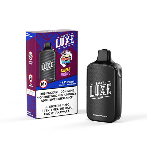Salty Luxe Bar Sweet Grape Disposable Vape | Shisha Glass