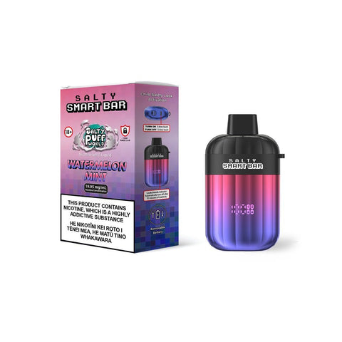 Salty Smart Bar Watermelon Mint Disposable Vape | Shisha Glass
