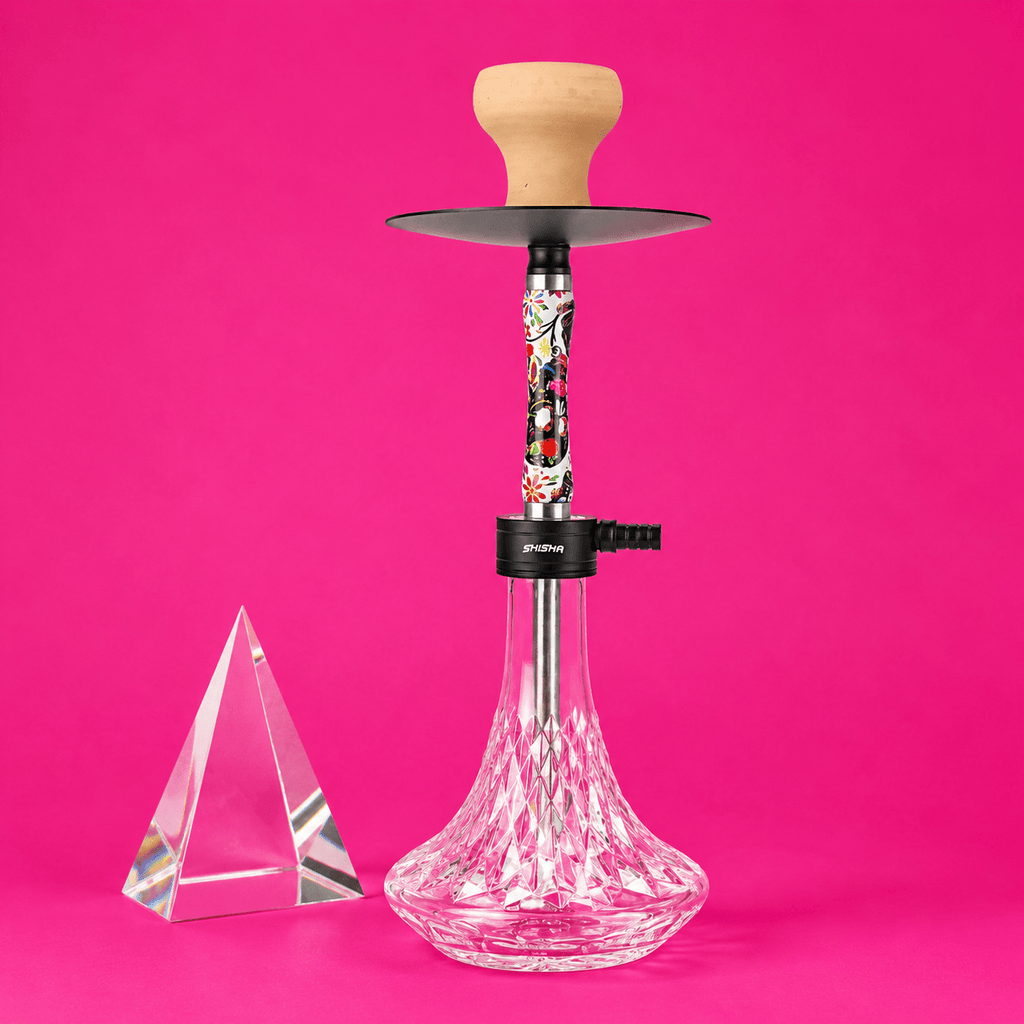 Shisha Glass Artstyle Hookah 1xHose 35cm | Shisha Glass