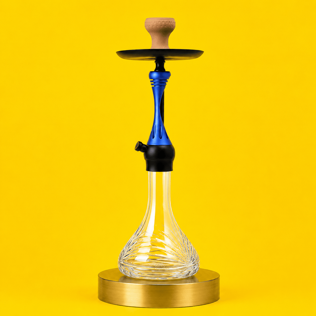 Shisha Glass Diamond Hookah 1xHose 55cm | Shisha Glass