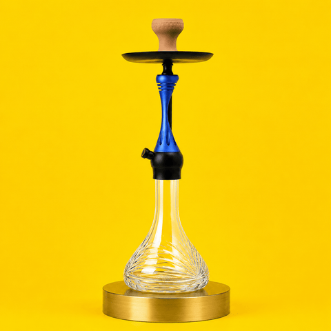 Shisha Glass Diamond Hookah 1xHose 55cm | Shisha Glass