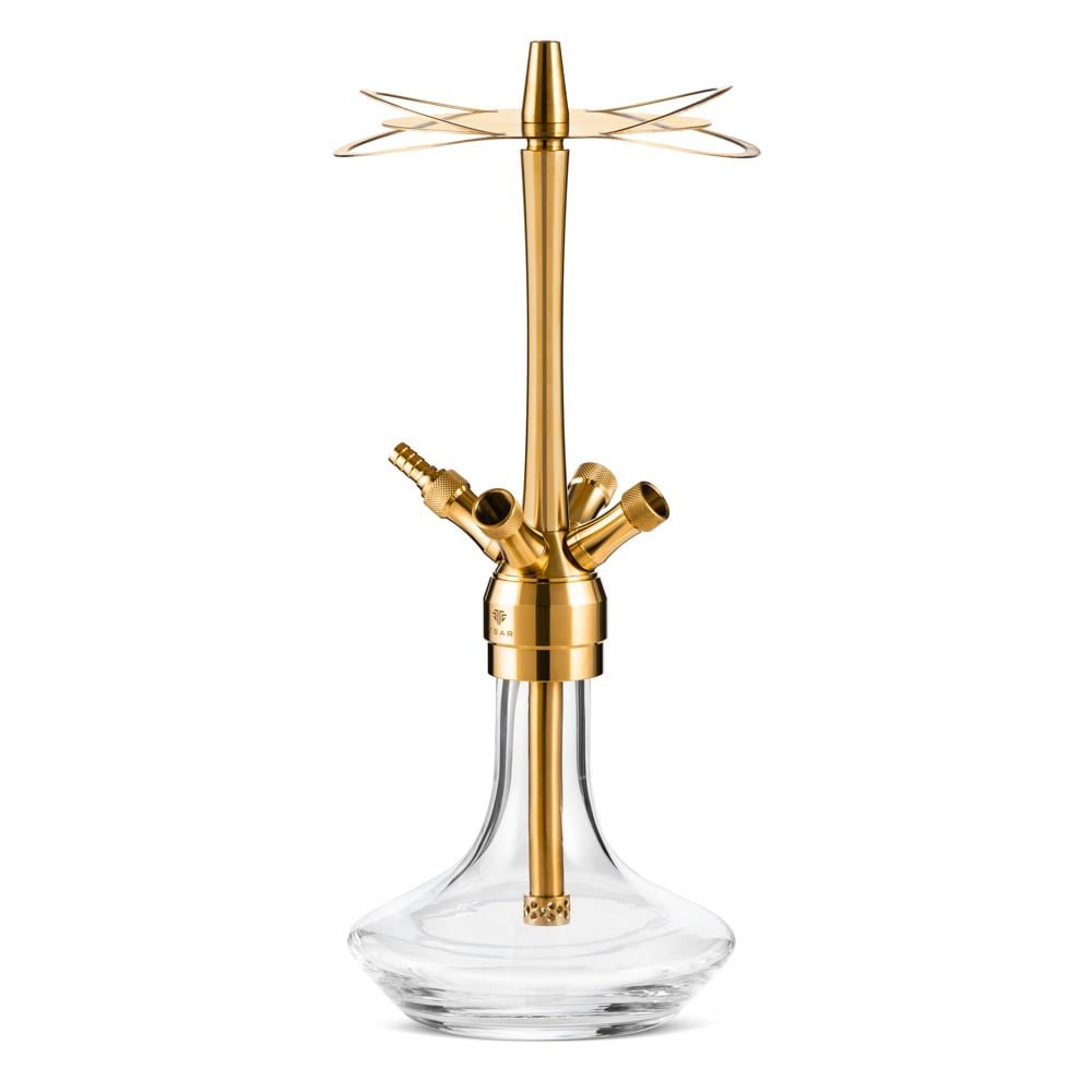Shisha Glass EG - 53 Premium Clear 4xHose Hookah 48cm | Shisha Glass
