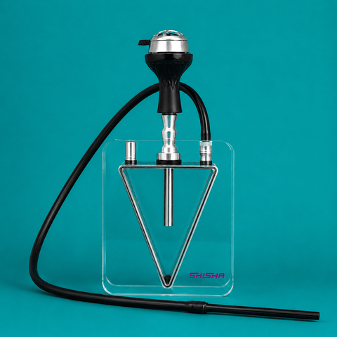Shisha Glass "Elegant V" Hookah 1xHose 40cm | Shisha Glass