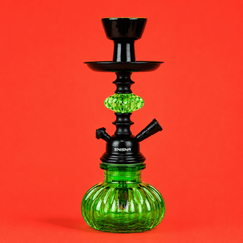 Shisha Glass Flower Hookah 1xHose 22cm | Shisha Glass