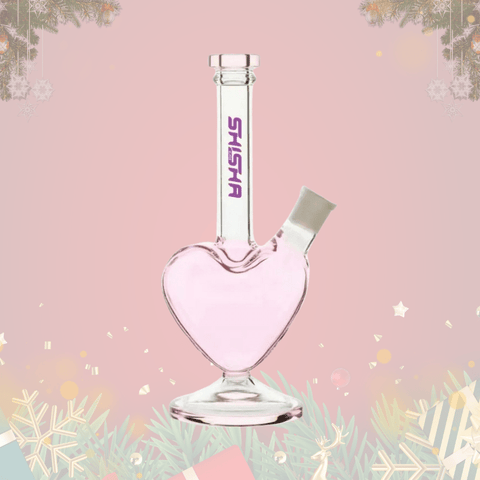 Shisha Glass Heart Shisha Pipe 23cm | Shisha Glass