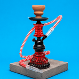 Shisha Glass Hourglass Hookah 1xHose 22cm | Shisha Glass