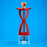 Shisha Glass Hourglass Hookah 1xHose 55cm | Shisha Glass