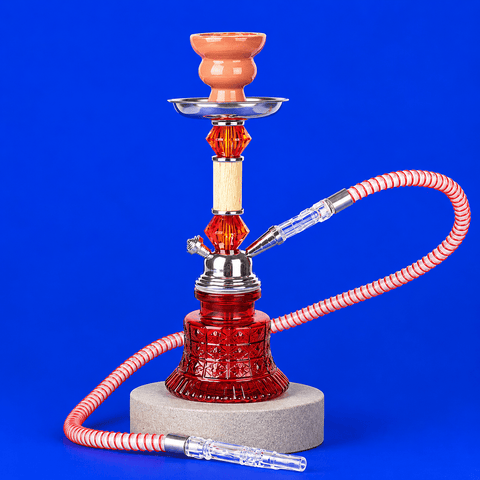 Shisha Glass Mini V2 Hookah 1xHose 30cm | Shisha Glass