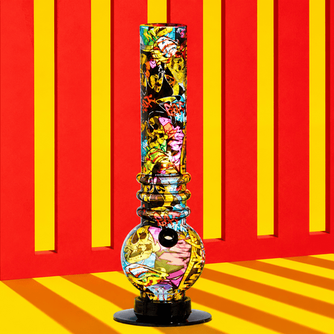 Shisha Glass Plastic Mixed Color M1 Hookah Vase 20cm | Shisha Glass