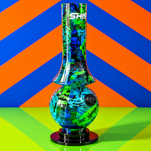 Shisha Glass Plastic Mixed Color M2 Hookah Vase 20cm | Shisha Glass