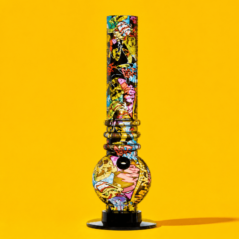 Shisha Glass Plastic Mixed Color M4 Hookah Vase 30cm | Shisha Glass