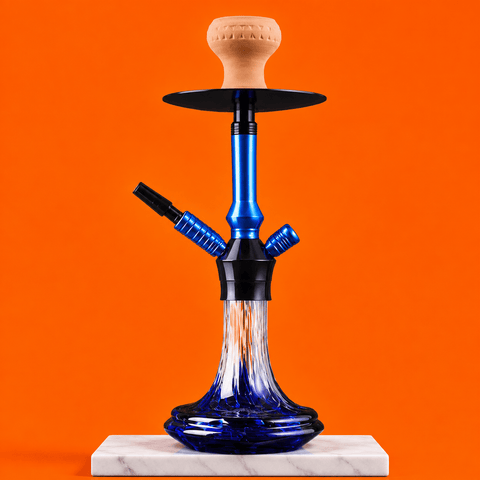 Shisha Glass Rainbow Hookah 1xHose 46cm | Shisha Glass