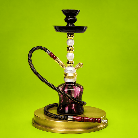 Shisha Glass Sea Pearls Hookah 1xHose 40cm | Shisha Glass