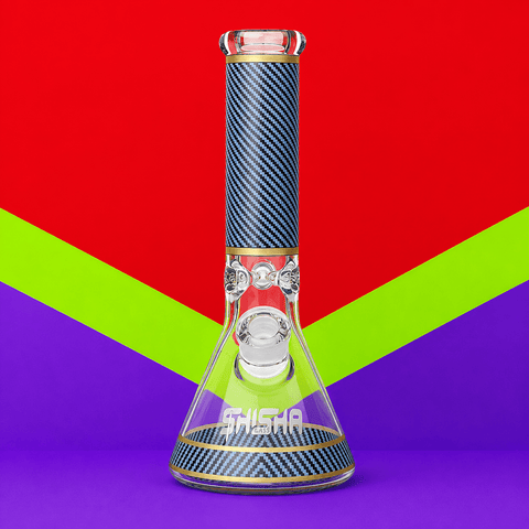 Shisha Glass Solid Pattern Shisha Pipe Vase 30cm | Shisha Glass
