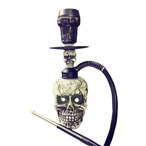 Shisha Glass SS19 Skull Hookah with LED 35cm | Shisha Glass