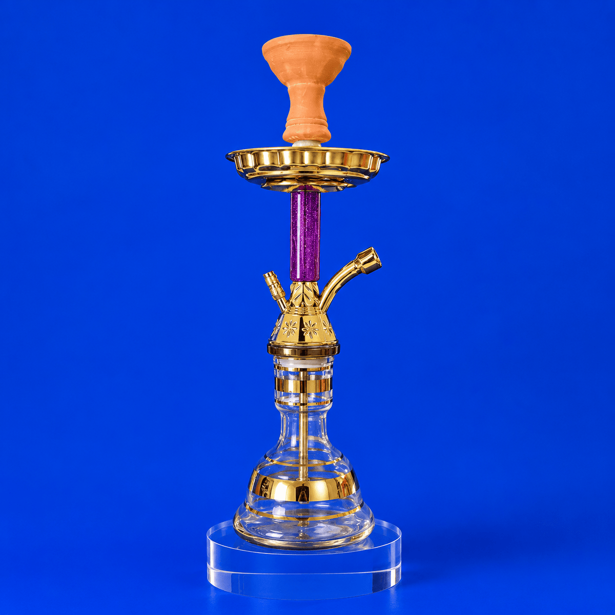 Shisha Glass SS5 Hookah 1x Hose 52cm | Shisha Glass