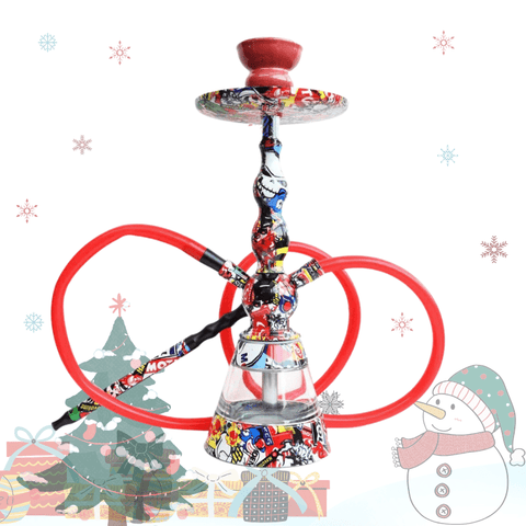 Shisha Hookah Cosmo 1xHose 34cm | Shisha Glass