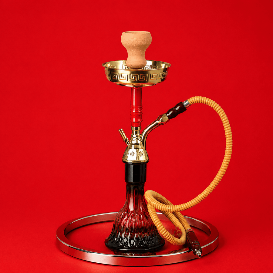 Shisha Hookah Metal EG-46 1xHose 50cm | Shisha Glass