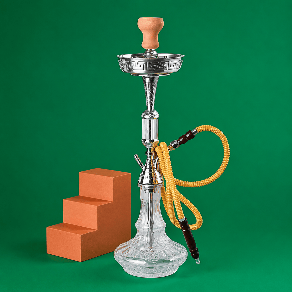 Shisha Hookah Metal EG-49 1xHose 68cm | Shisha Glass