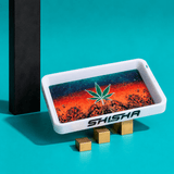 ShishaGlass 7-Color Glow White Rolling Tray | Shisha Glass