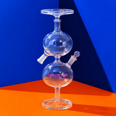 Shishaglass Bubble Gravity Hookah Vase 35cm | Shisha Glass