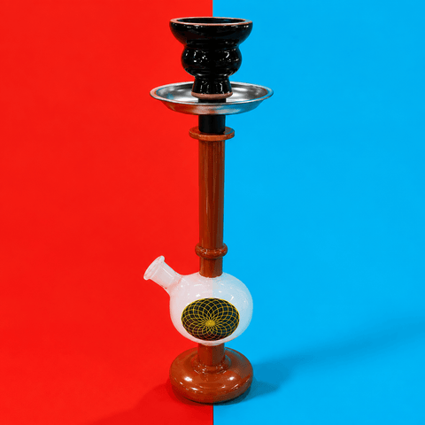 Shishaglass Cat Eye Shisha Pipe Vase 30cm | Shisha Glass