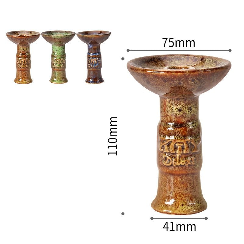 Shishaglass Ceramic Narguile Shisha Hookah Bow Head | Shisha Glass
