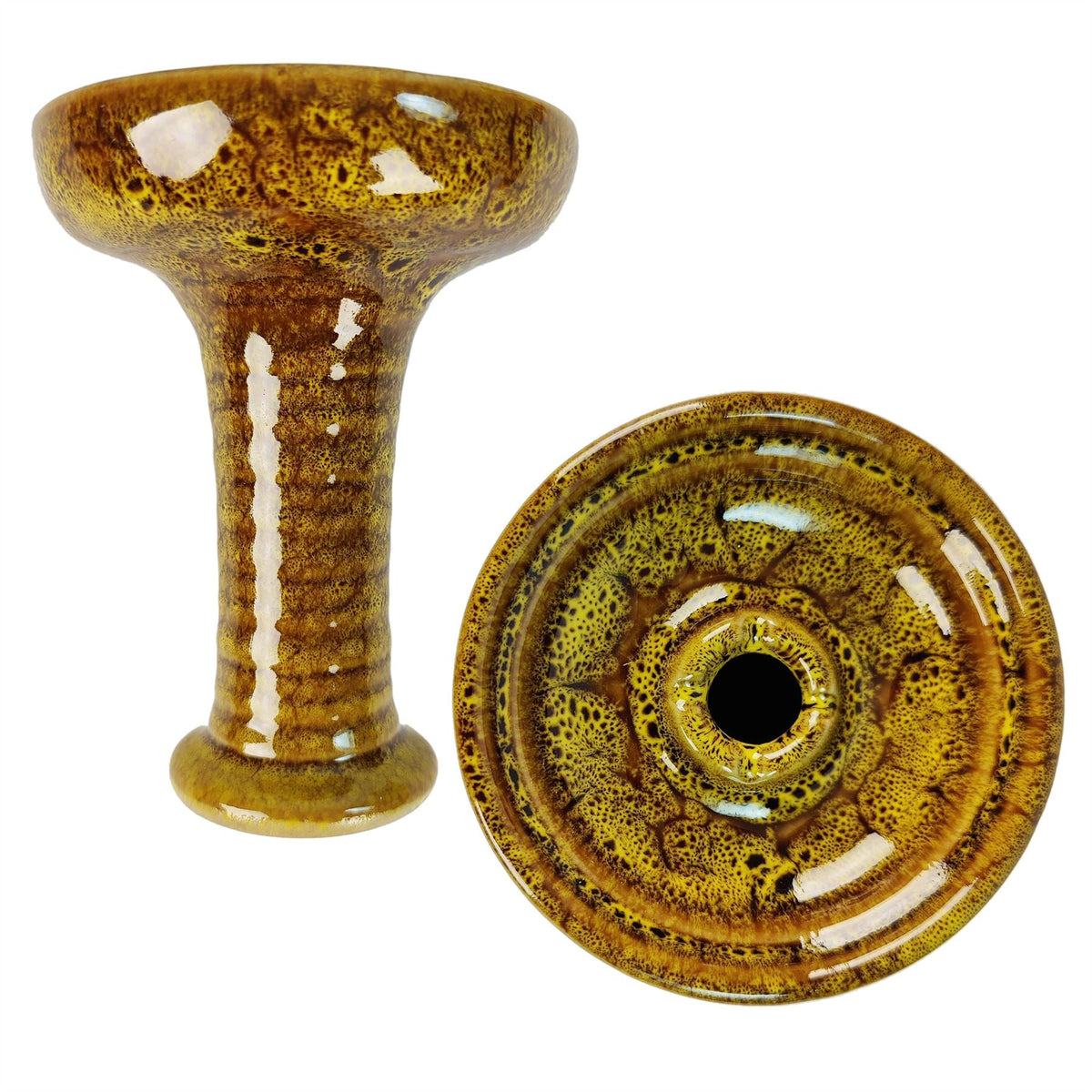 Shishaglass Ceramic Red Shisha Hookah Bow Head | Shisha Glass