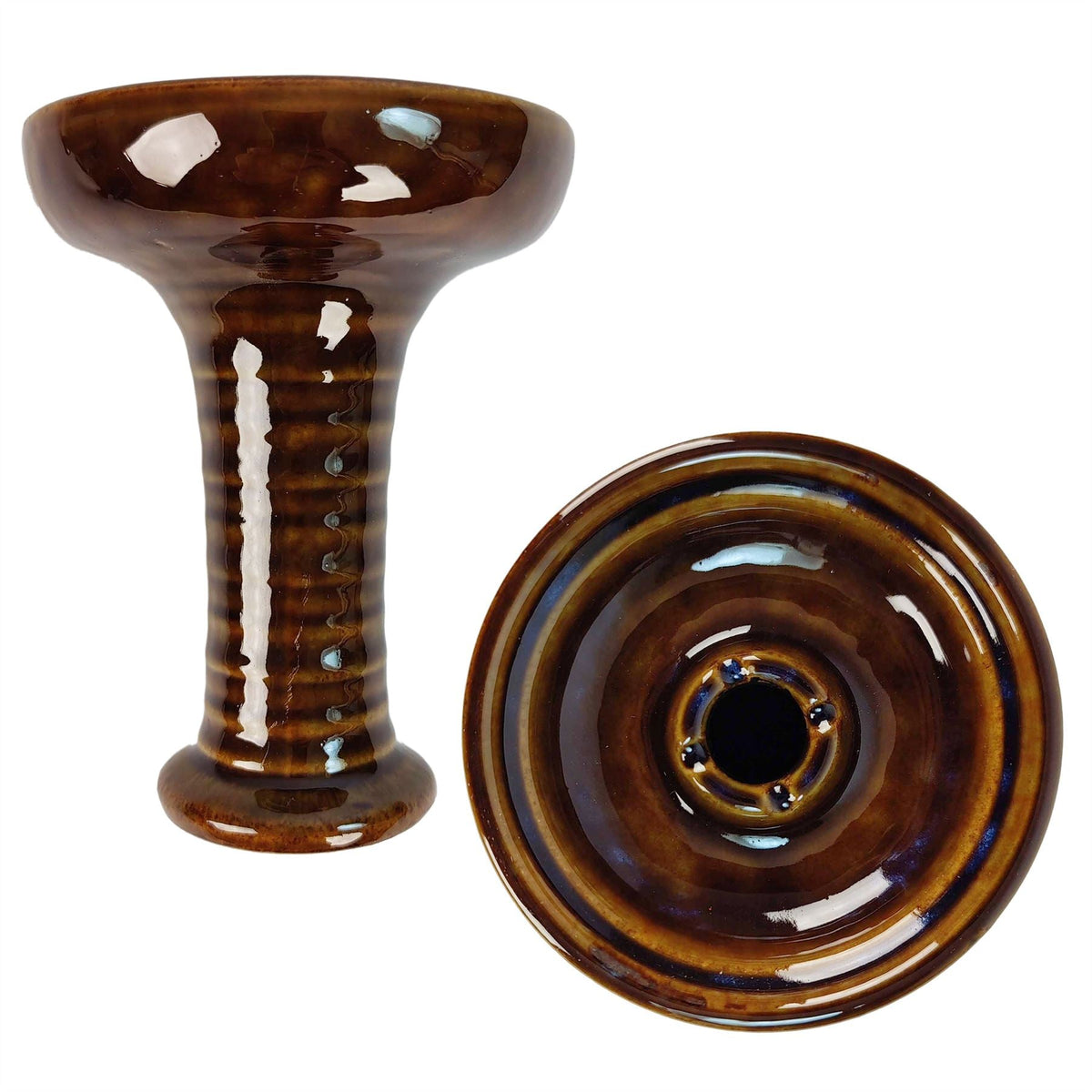 Shishaglass Ceramic Red Shisha Hookah Bow Head | Shisha Glass