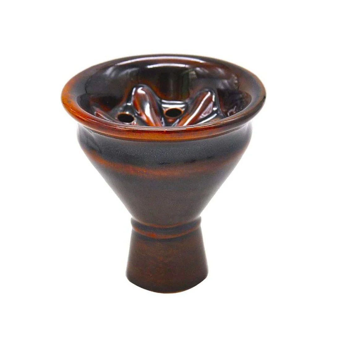 Shishaglass Ceramic Shisha Hookah Bowl Head with 6 Holes | Shisha Glass