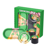 Shishaglass Complete Smoking Set Box (Pipe,Grinder,Ash Tray,Rolling Tray,Jar) | Shisha Glass