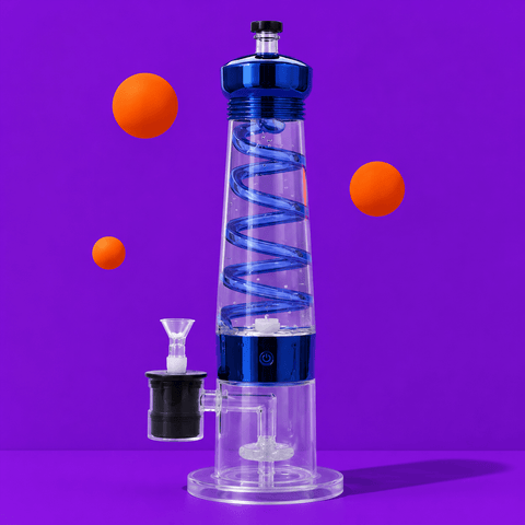 Shishaglass Electric Lava Lamp Waterpipe 33.5cm | Shisha Glass