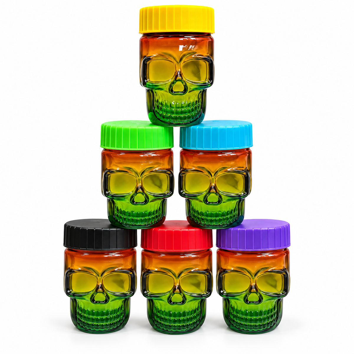 Shishaglass Glass Jar with LED Phantom | Shisha Glass
