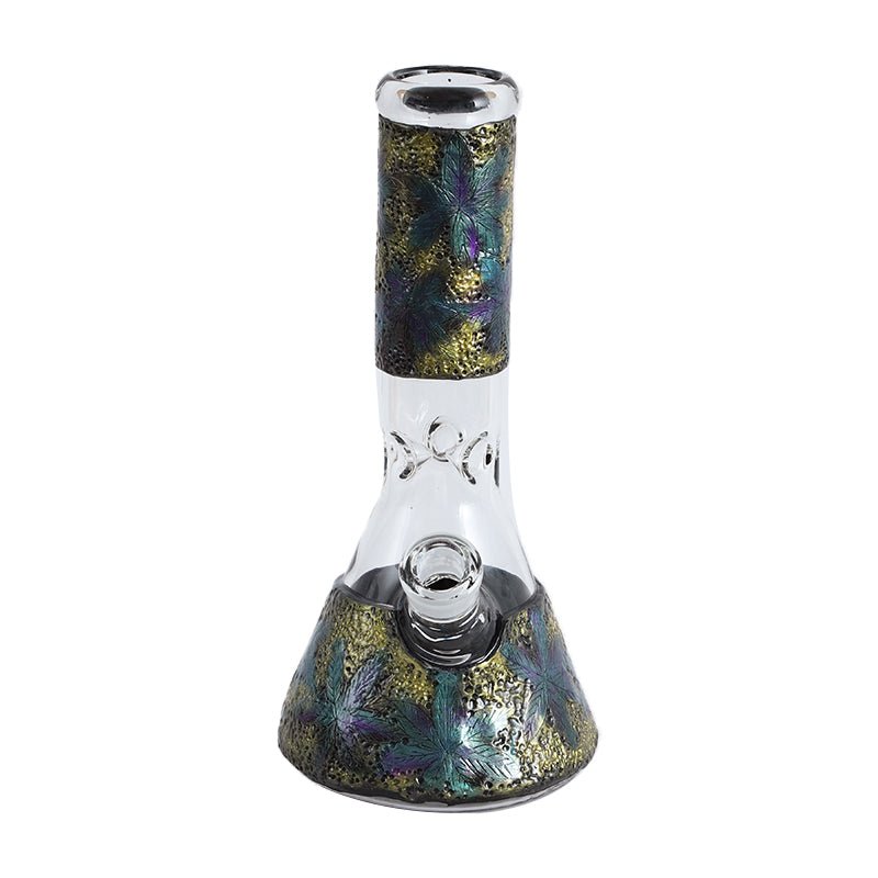 Shishaglass Golden Leaf Shisha Pipe Vase 30cm | Shisha Glass