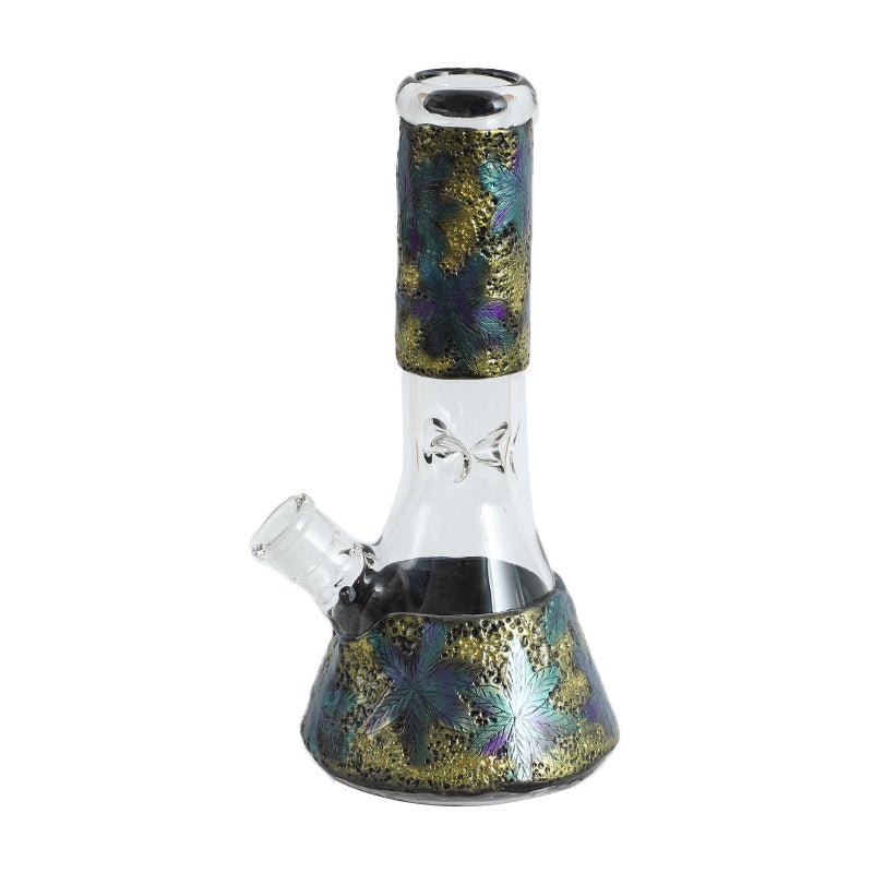 Shishaglass Golden Leaf Shisha Pipe Vase 30cm | Shisha Glass