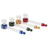 Shishaglass JNMP - 05 Aluminum Alloy Glass Smoking Pipe 11cm | Shisha Glass