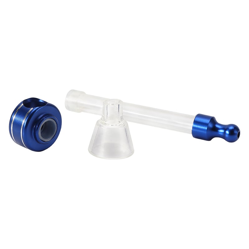 Shishaglass JNMP - 05 Aluminum Alloy Glass Smoking Pipe 11cm | Shisha Glass