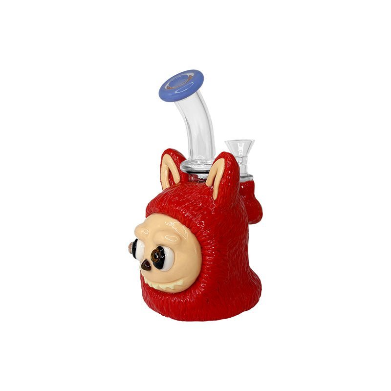Shishaglass Labubu Face 3D Shisha Pipe Vase 16cm. | Shisha Glass