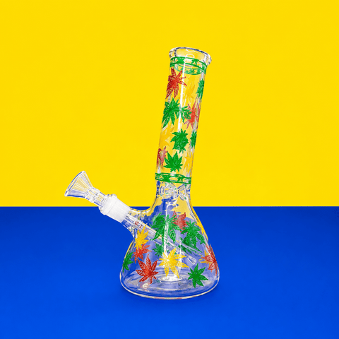 Shishaglass Leaf Shape Waterpipe 20cm | Shisha Glass