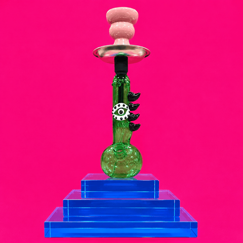 Shishaglass Monster Shisha Pipe Vase 19cm | Shisha Glass